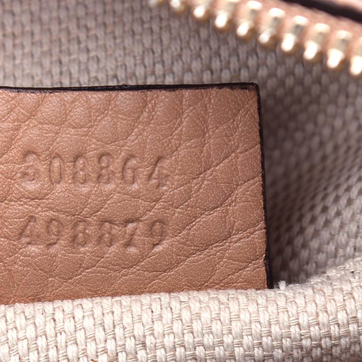 Gucci Pebbled Calfskin Small Soho Disco Bag Rose Beige 7 of 11