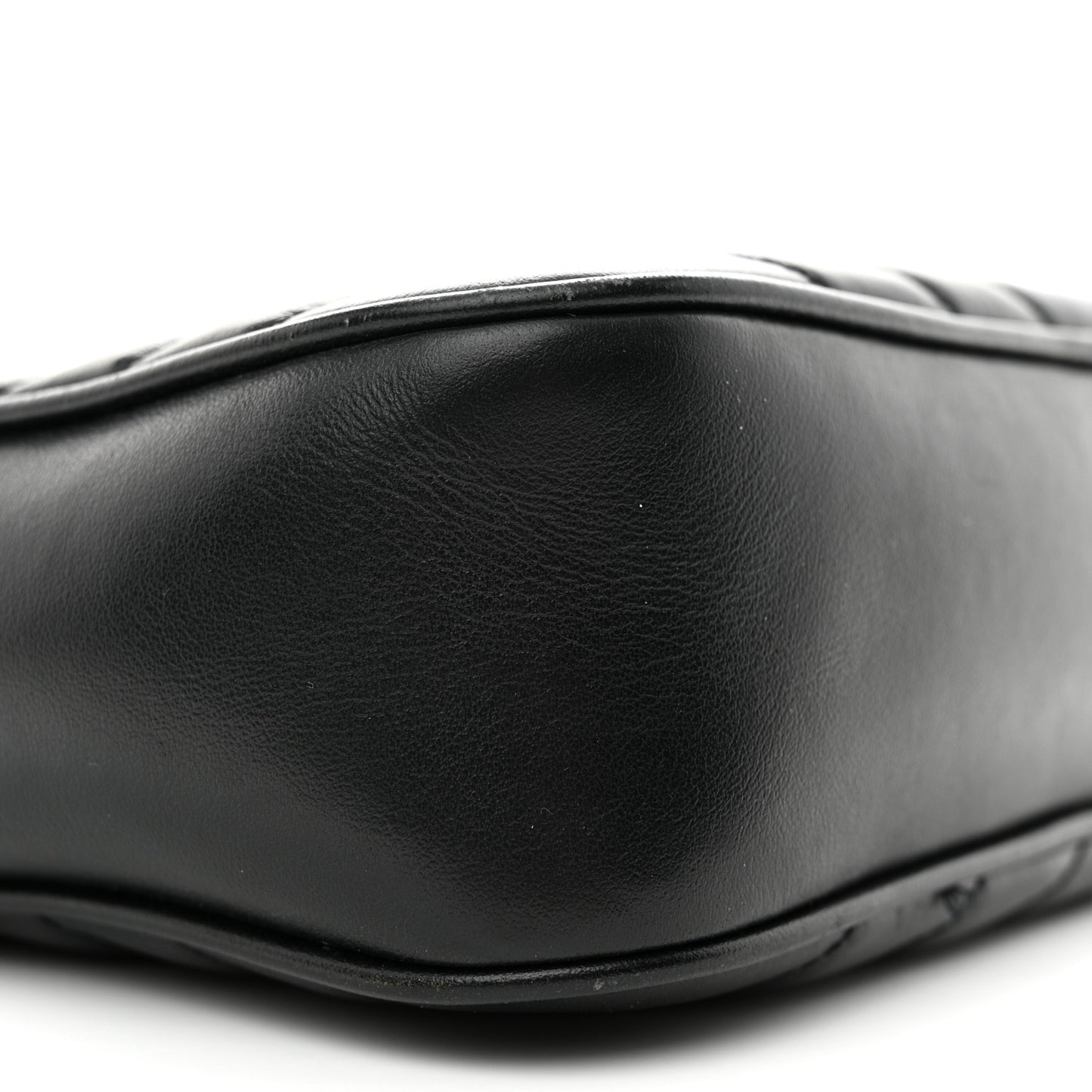 Calfskin Matelasse Monogram Monochrome Lou Camera Bag Black