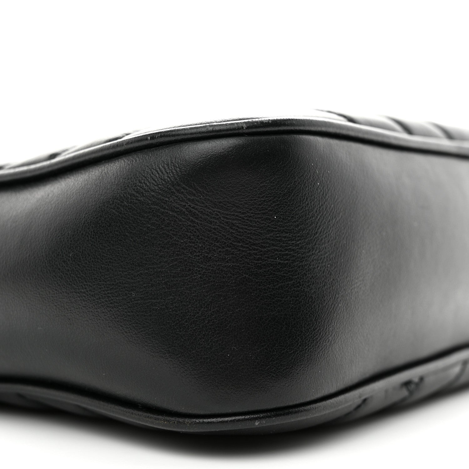 Saint Laurent Calfskin Matelasse Monogram Monochrome Lou Camera Bag Black 9 of 11