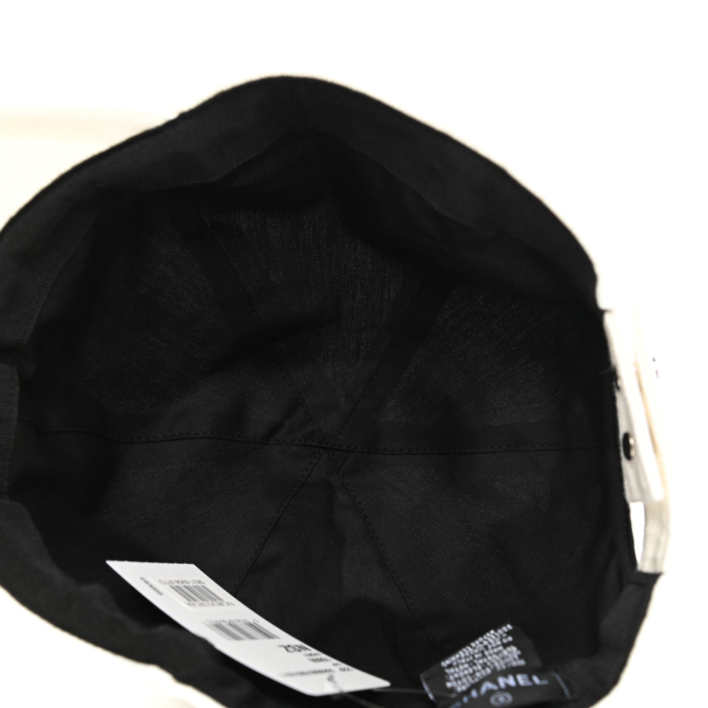 Cotton Sequin CC Cap Hat Ivory