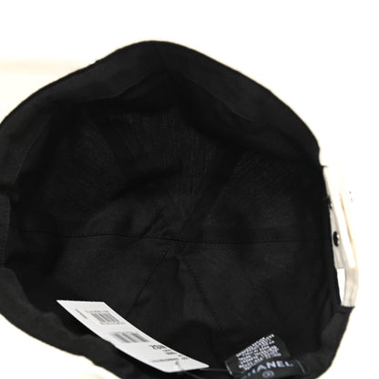Chanel Cotton Sequin CC Cap Hat Ivory 7 of 8