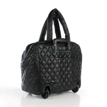 Chanel Lambskin Quilted Coco Cocoon Trolley Black 3 of 8