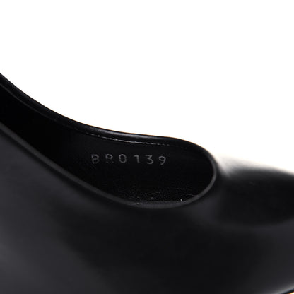 Louis Vuitton Calfskin Monogram Matchmake Slingback Pumps 36 Black 8 of 8