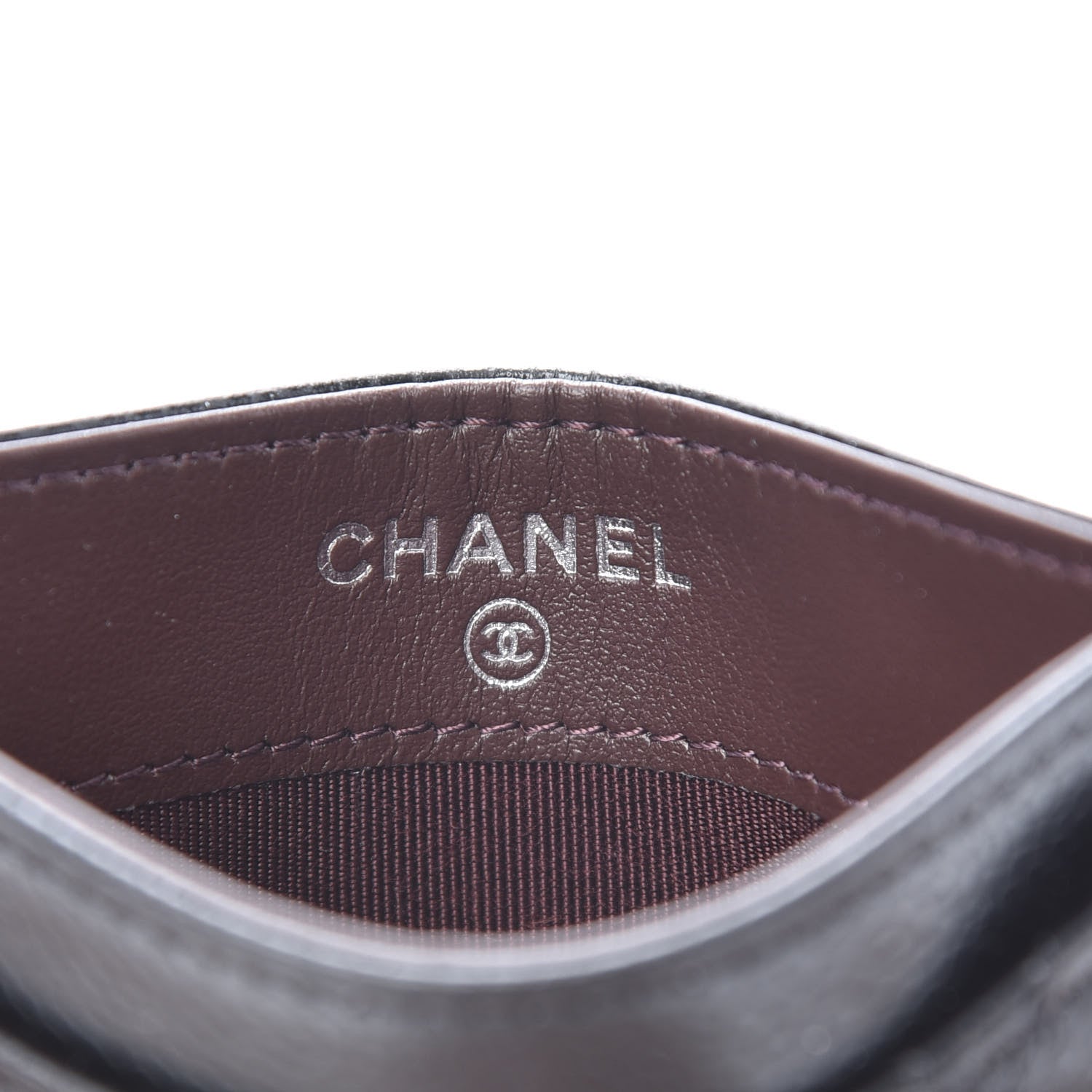 Chanel Caviar Quilted Card Holder Black 6 of 9