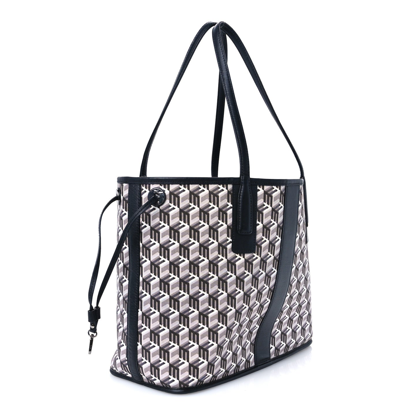 Visetos Medium Liz Reversible Shopper Tote Black