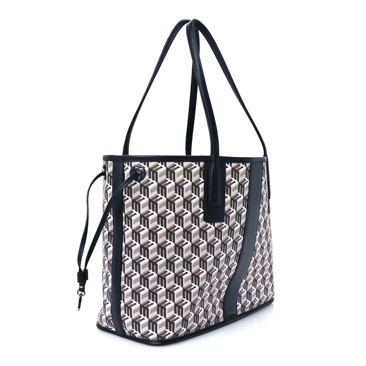 MCM Visetos Medium Liz Reversible Shopper Tote Black 5 of 18