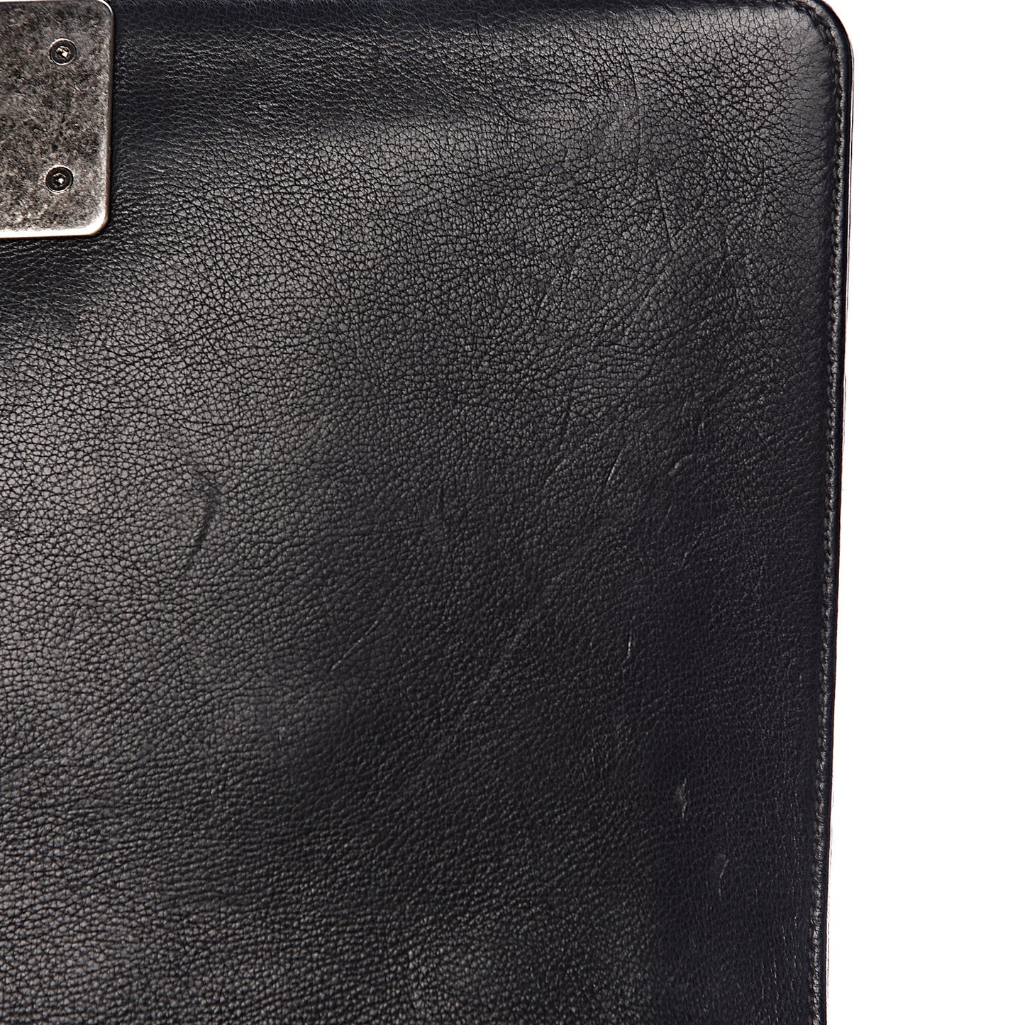 Calfskin Quilted Medium Boy Flap Black