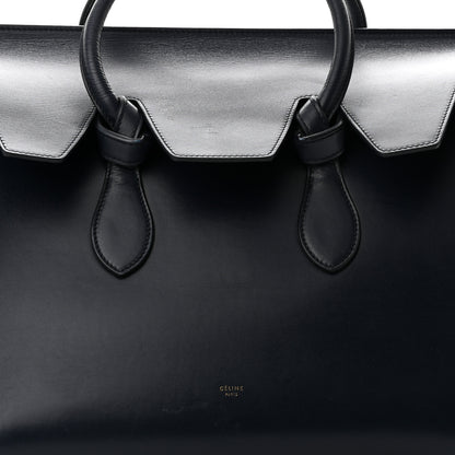 Celine Palmelato Calfskin Medium Tie Knot Tote Midnight 8 of 10