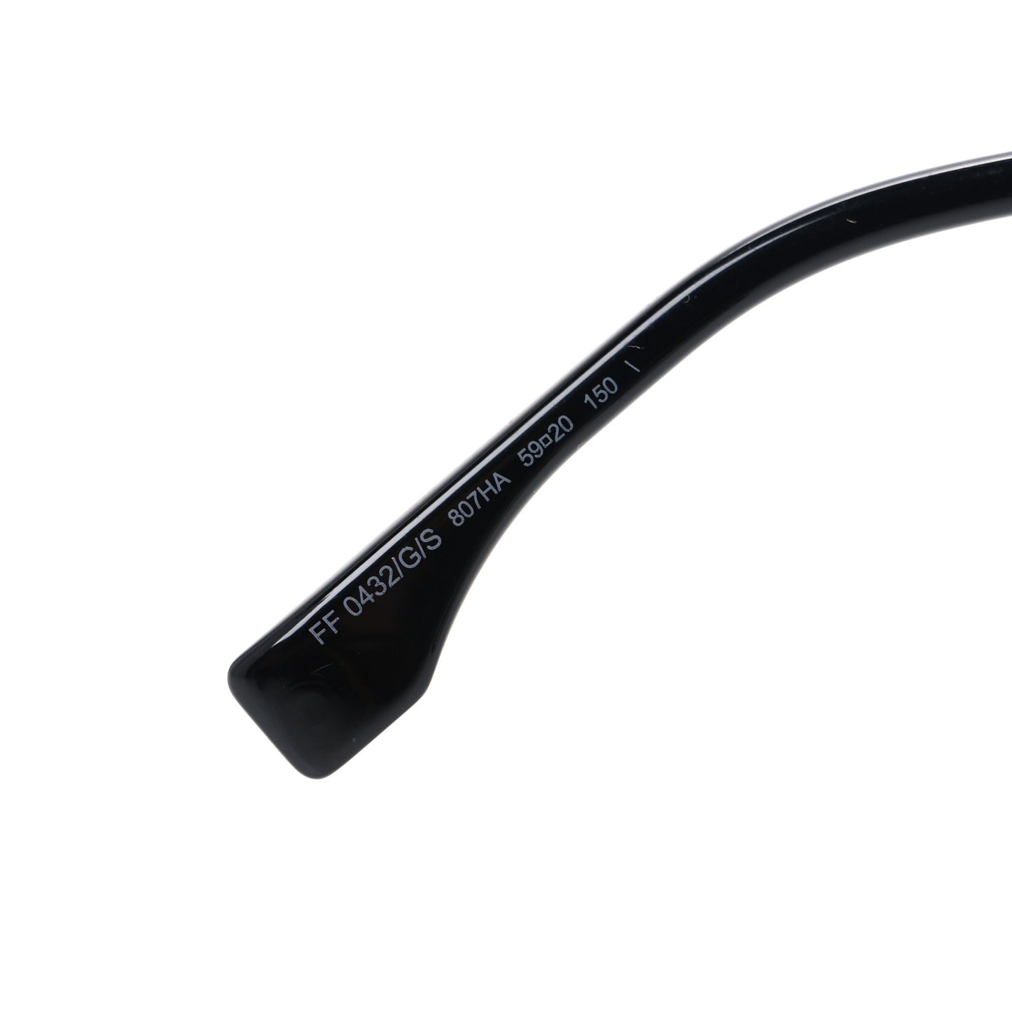 Accetate Cat Eye Sunglasses FF 0432/G/S Black Gold