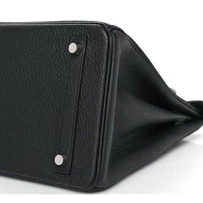 Hermes Togo BIRKIN 30 Black 10 of 12