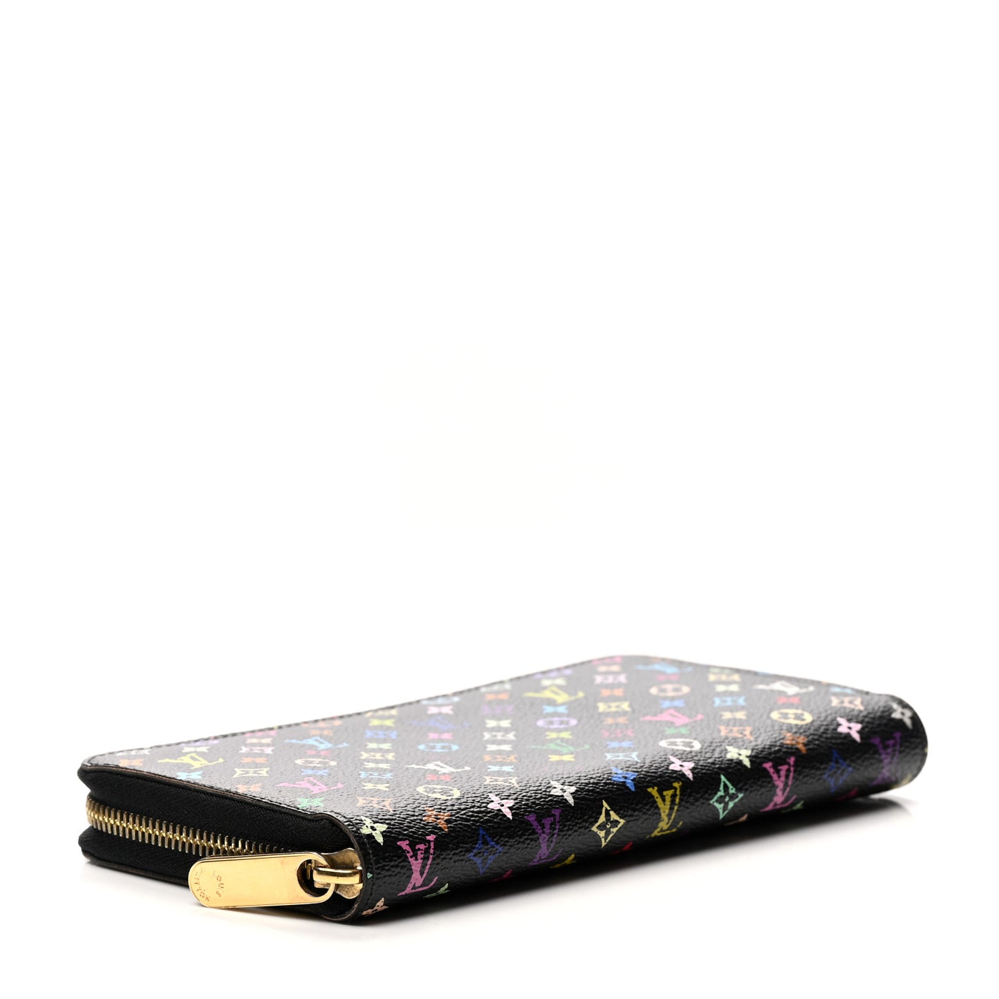 Monogram Multicolor Zippy Wallet Black Violet