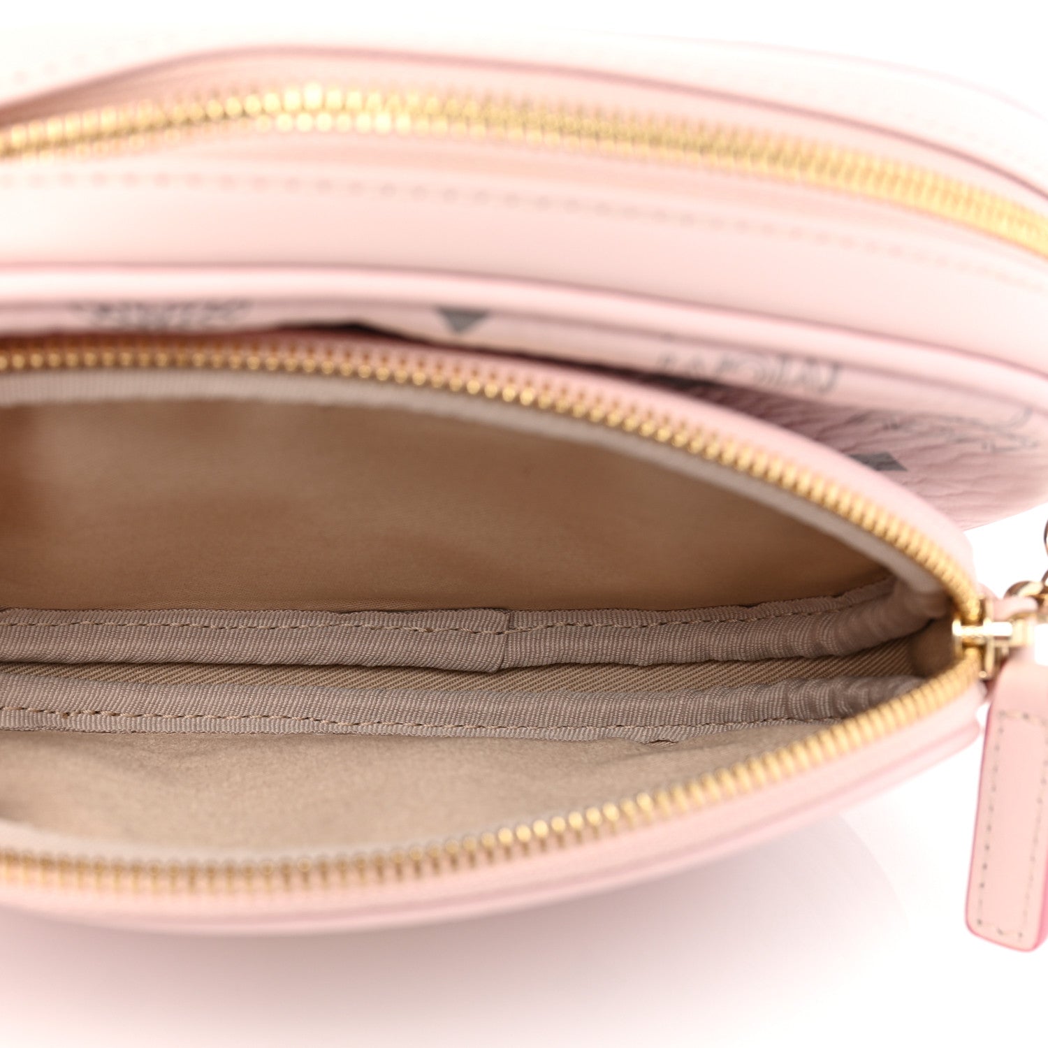 MCM Visetos Small Aren Multifunction Crossbody Pouch Powder Pink 6 of 10