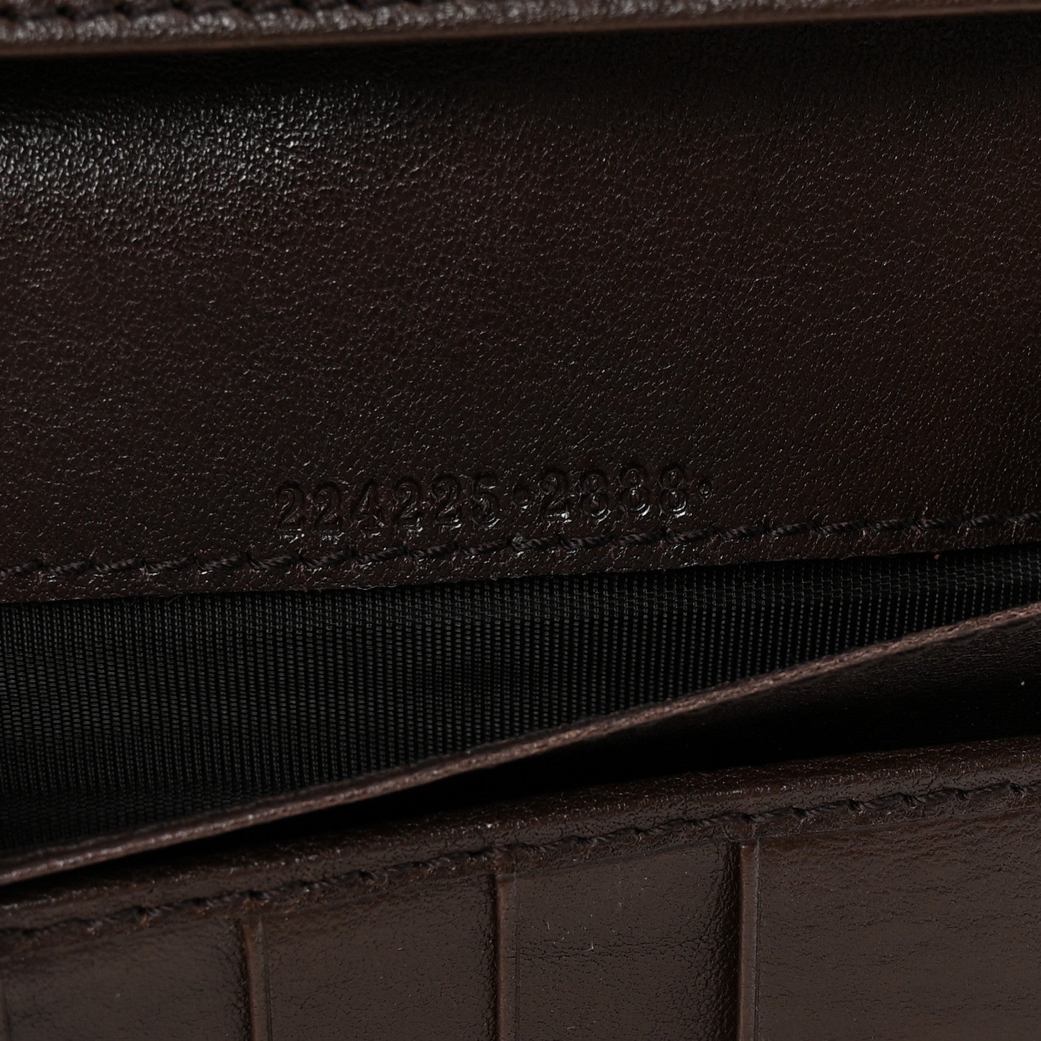 Gucci Monogram Interlocking GG Continental Wallet Dark Brown 7 of 7