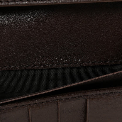 Gucci Monogram Interlocking GG Continental Wallet Dark Brown 7 of 7