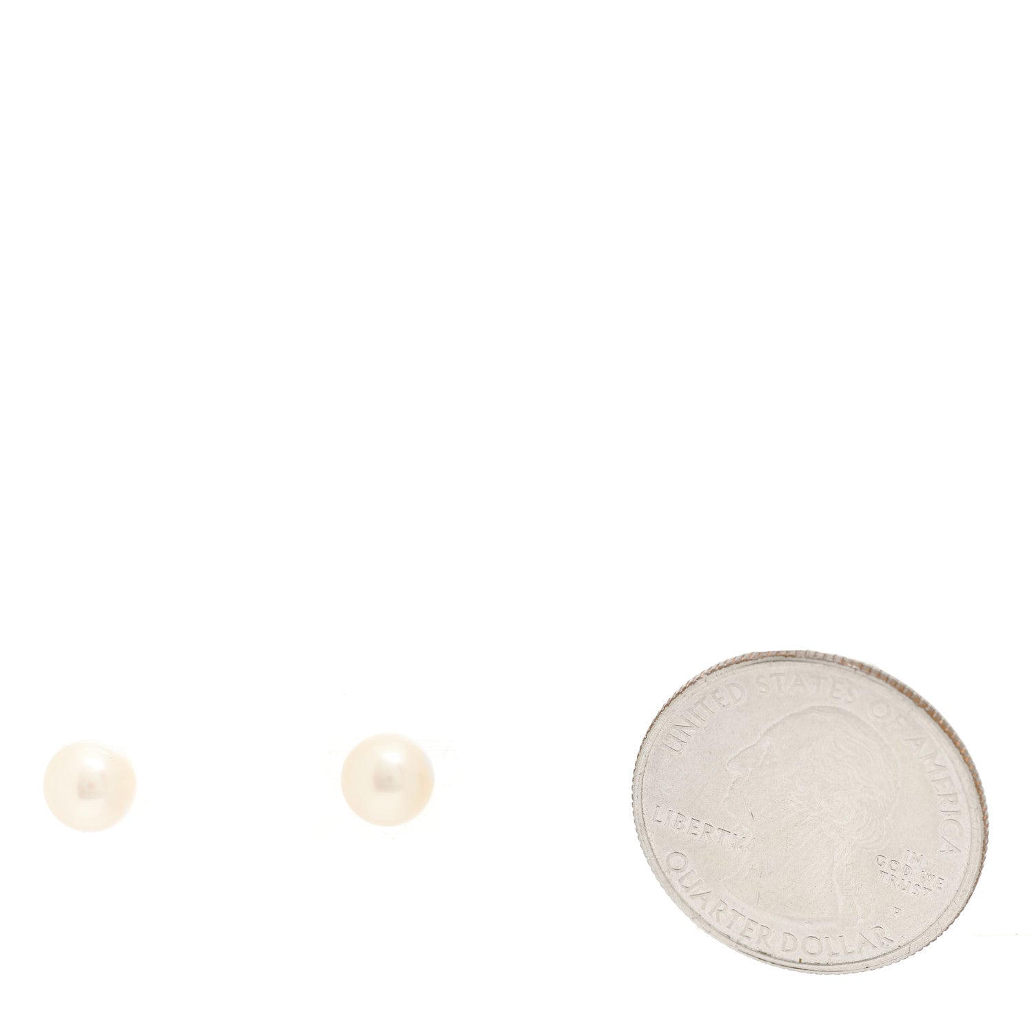 Tiffany 18K Yellow Gold Akoya Cultured Pearl 6-6.5mm Earrings 2 of 4