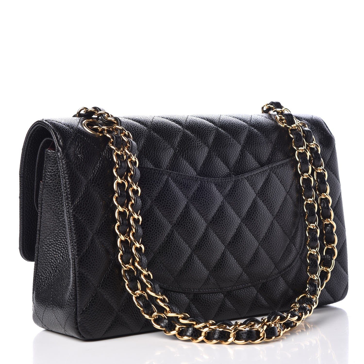 Chanel Caviar Quilted Medium Double Flap Black 3 of 7