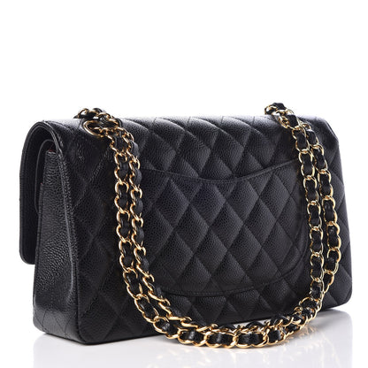 Chanel Caviar Quilted Medium Double Flap Black 3 of 7