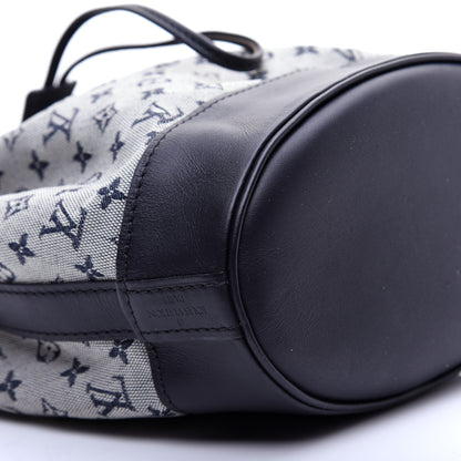 Louis Vuitton Mini Monogram Noelie Blue 6 of 10