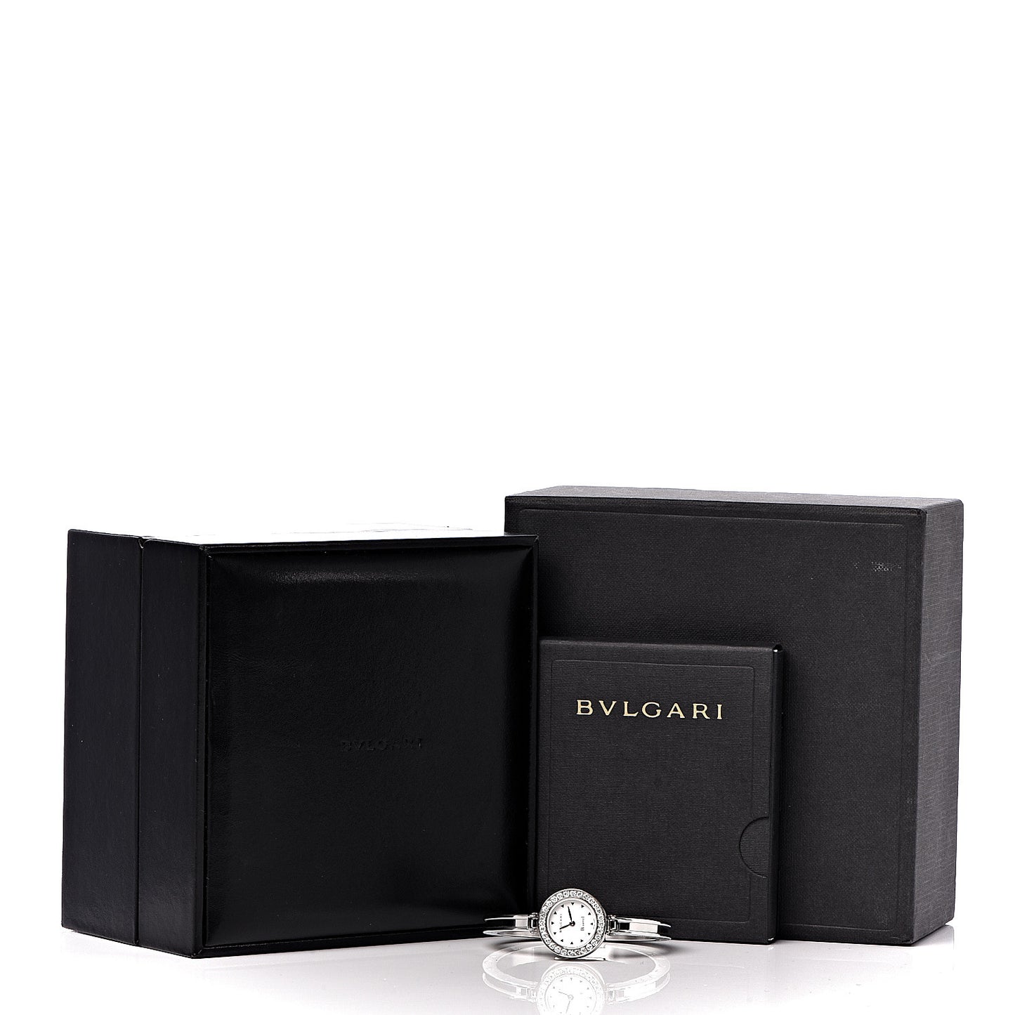 BVLGARI Stainless Steel Diamond Bezel 22mm B.Zero1 Quartz Watch