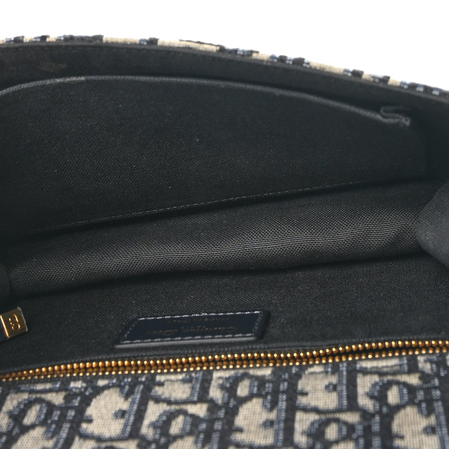 Christian Dior Oblique 30 Montaigne Chain Flap Bag Blue 5 of 11