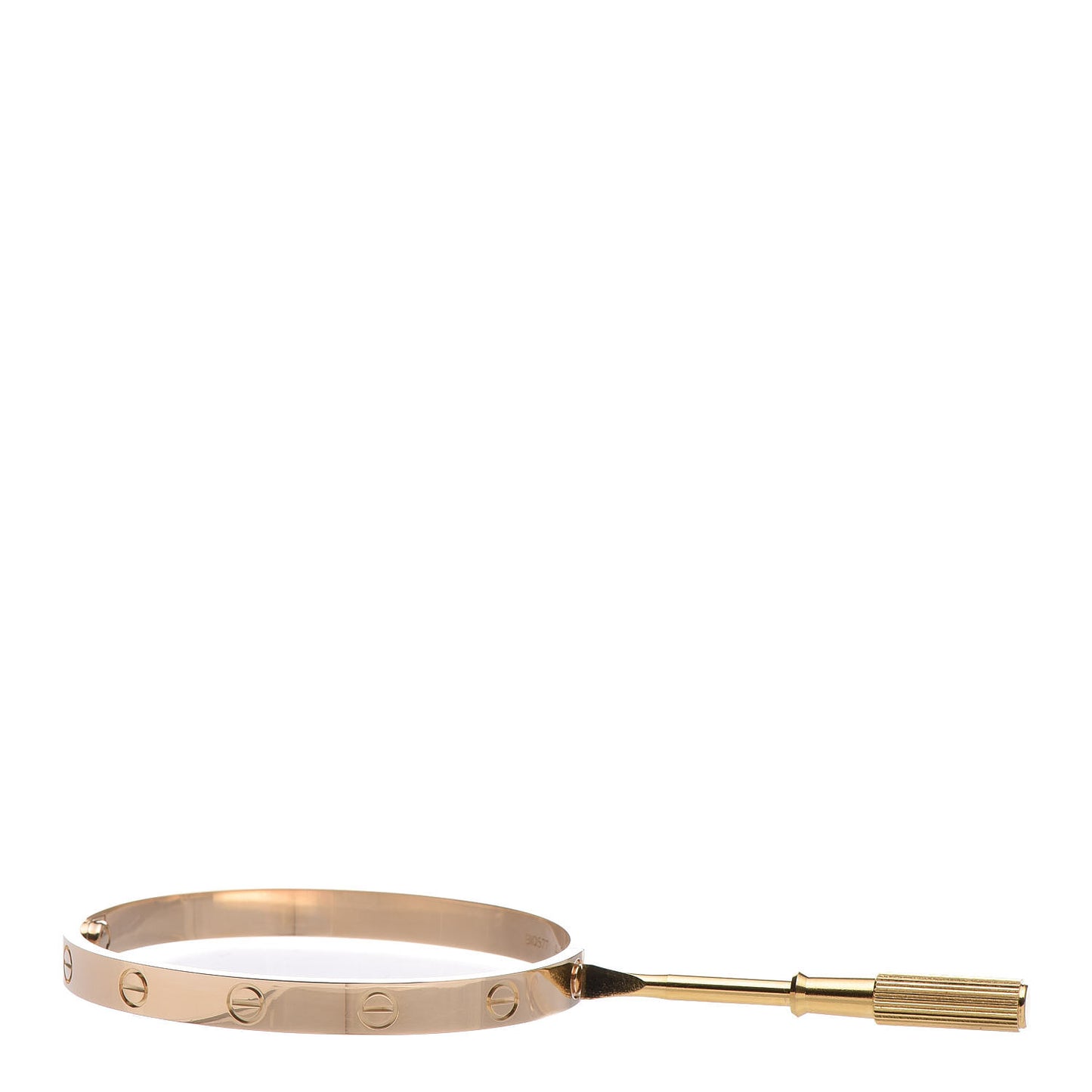18K Yellow Gold LOVE Bracelet 17