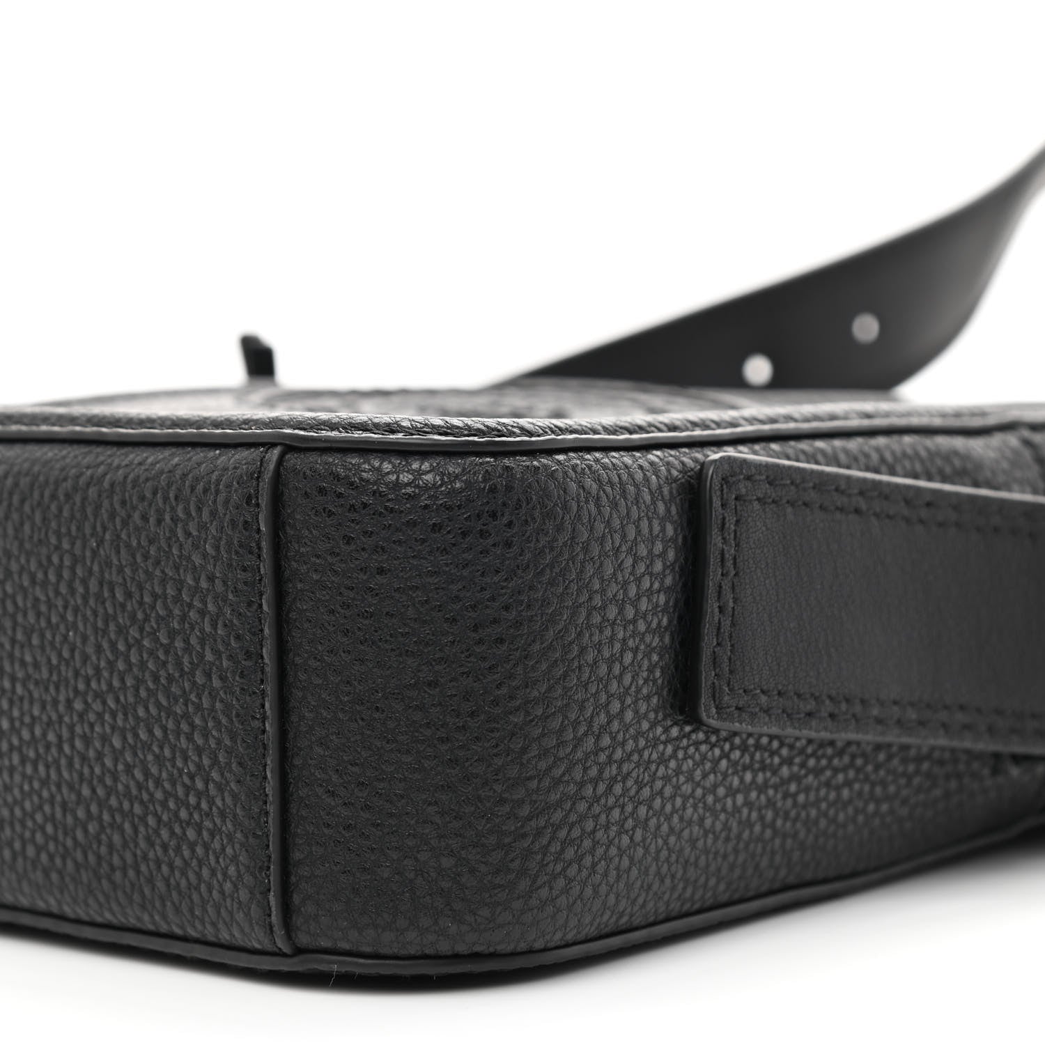 Marc Jacobs Calfskin Signet Stitched Crossbody Bag Black 10 of 10