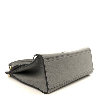Gucci Cellarius Calfskin Mini GG Marmont Top Handle Bag Deep Grey 4 of 11