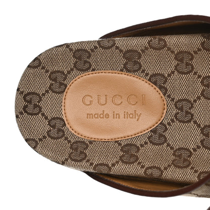 Gucci GG Monogram Lavaredo Eco Fabric Mens Slide Sandals With Straps 13 Beige Ebony Light Brown 8 of 8