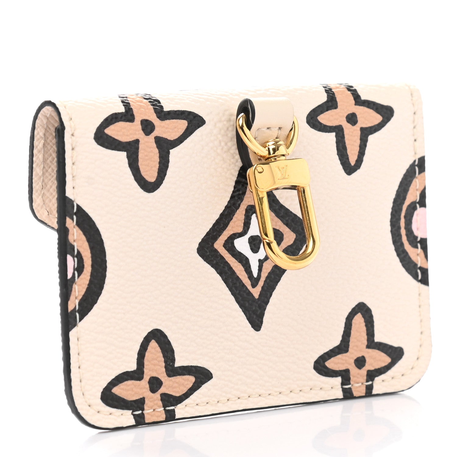 Louis Vuitton Monogram Wild At Heart Felicie Strap & Go Card Case Arizona Cream 3 of 6