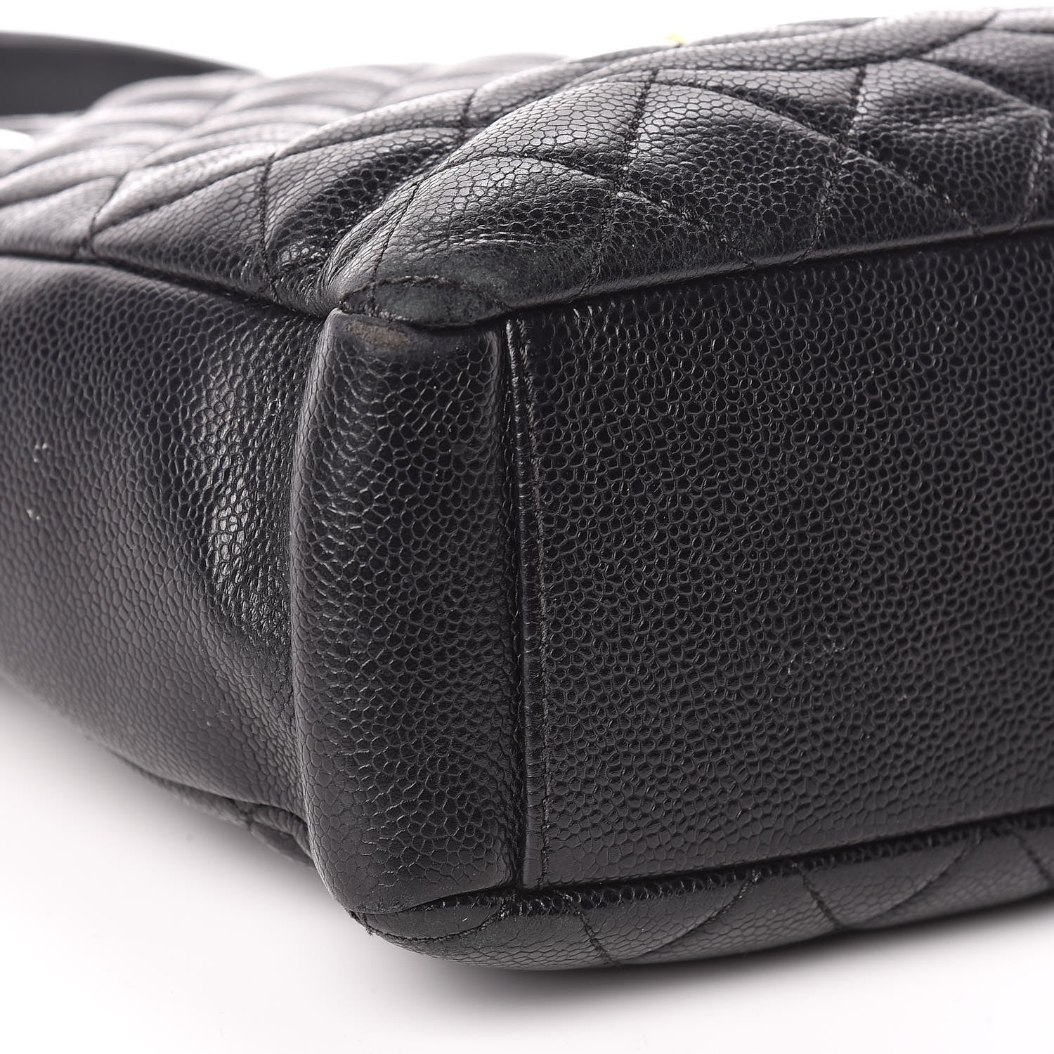 Chanel Caviar Quilted Petit Shopping Tote PST Black 9 of 10