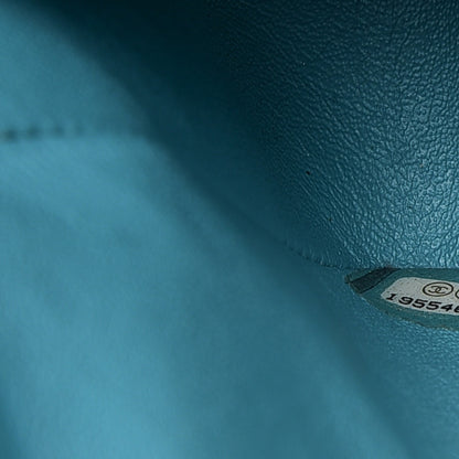 Chanel Lambskin Medium Double Flap Turquoise 7 of 14