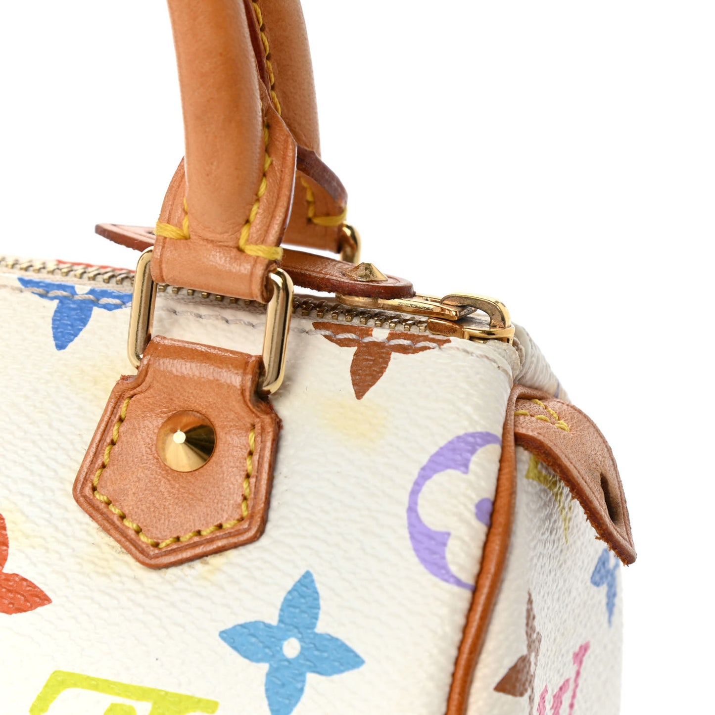 Monogram Multicolor Mini Sac HL Speedy White