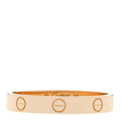 Cartier 18K Yellow Gold 3.5mm LOVE Wedding Band Ring 64 10.75 1 of 5