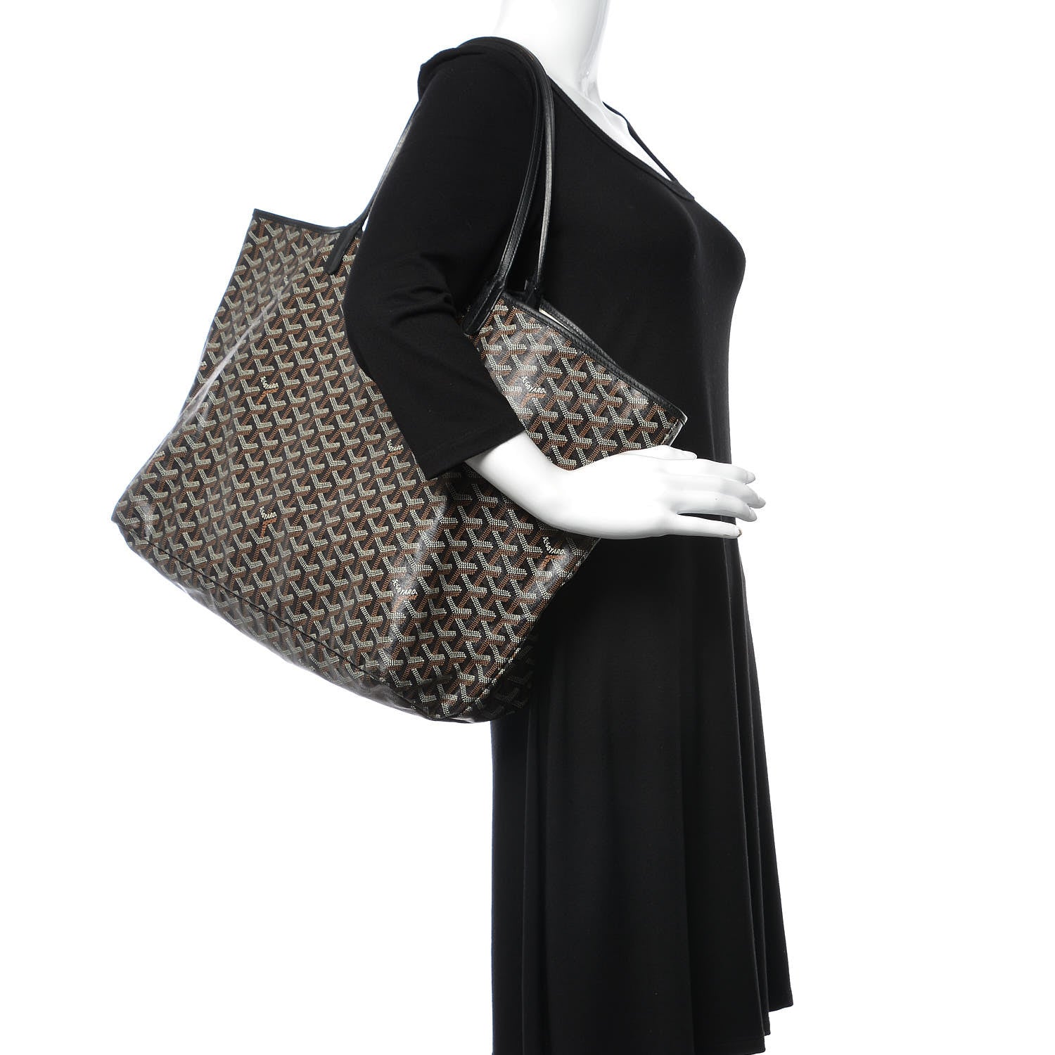 Goyard Goyardine Saint Louis GM Black 2 of 15