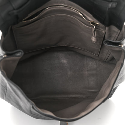 Proenza Schouler Pebbled Calfskin Large PS Courier Backpack Black 5 of 11