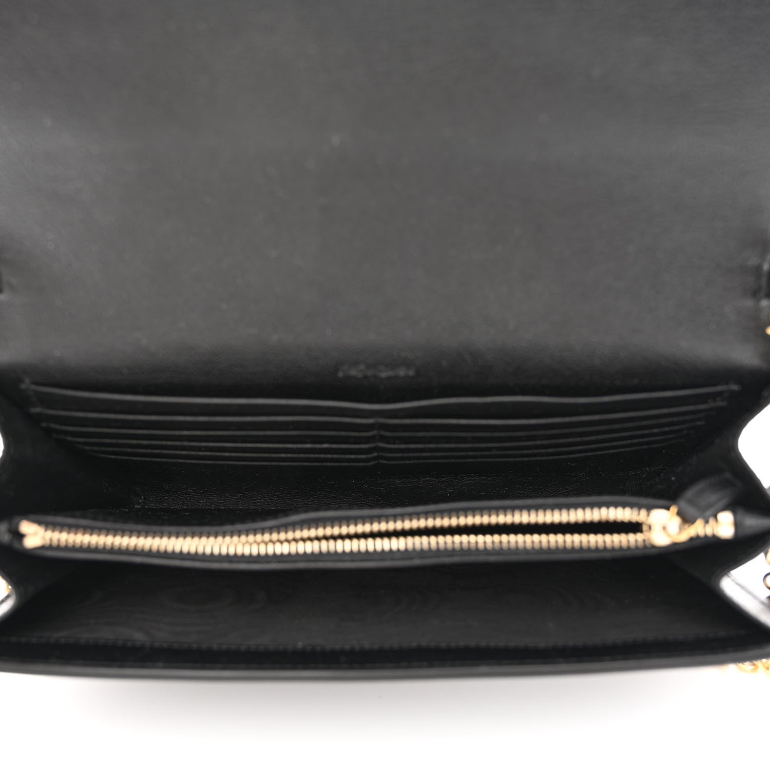 Saint Laurent Calfskin Monogram Belle de Jour Chain Clutch Black 5 of 11