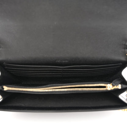 Saint Laurent Calfskin Monogram Belle de Jour Chain Clutch Black 5 of 11