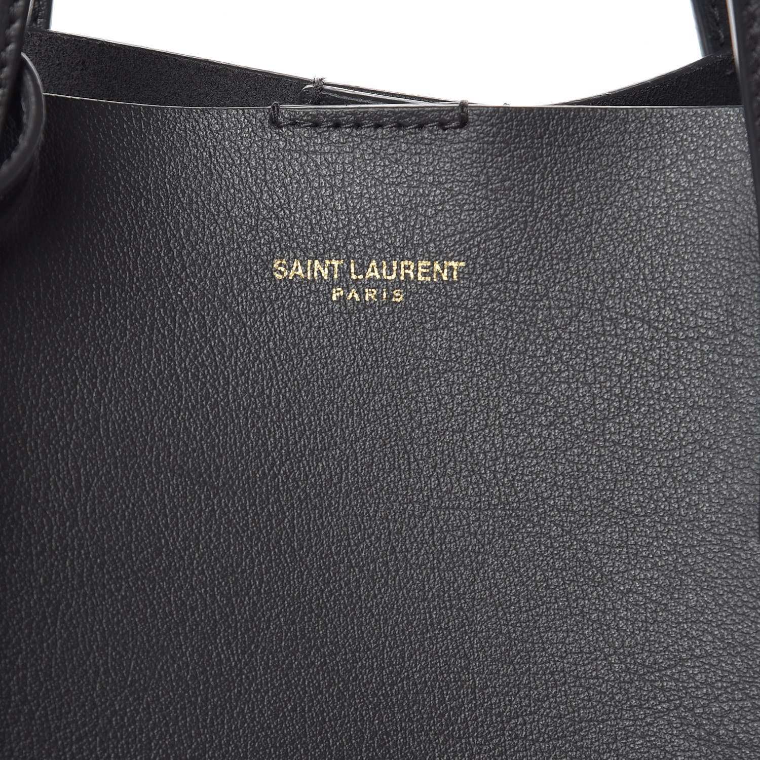 Saint Laurent Calfskin Toy Shopping Tote Earth Grey 7 of 9