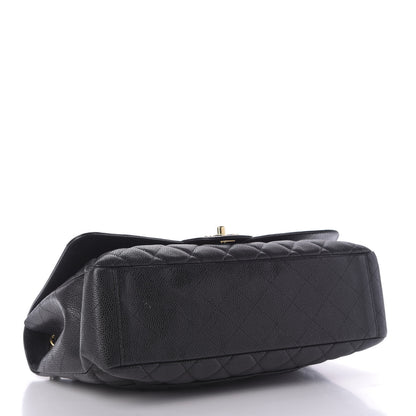 Chanel Caviar Quilted Maxi Single Flap Black 4 of 9