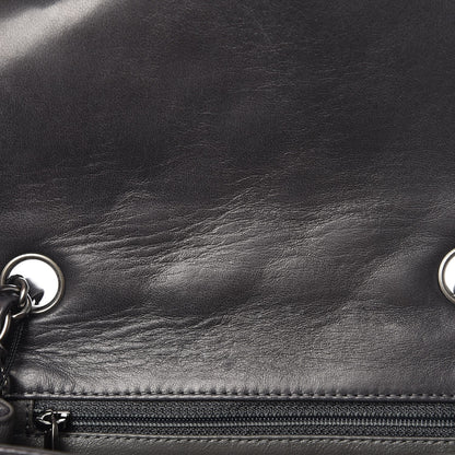 Chanel Lambskin Quilted Mini Square Flap Dark Grey 7 of 9