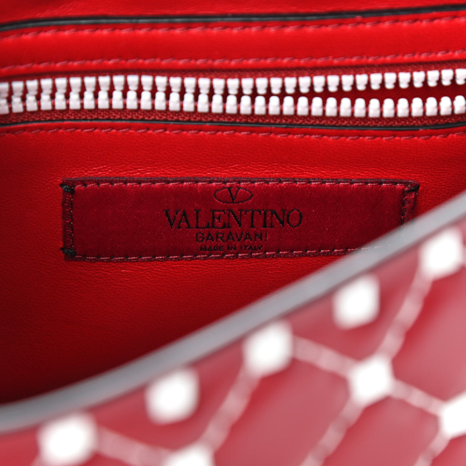 Valentino Garavani Lambskin Medium Free Rockstud Spike Shoulder Bag Rosso Valentino 8 of 8