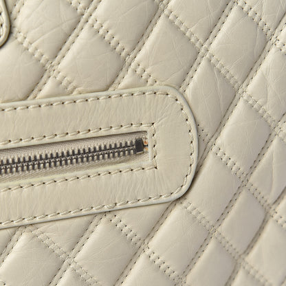 Chanel Aged Calfskin Quilted Paris New York PNY Laptop Bag Ivory 14 of 22