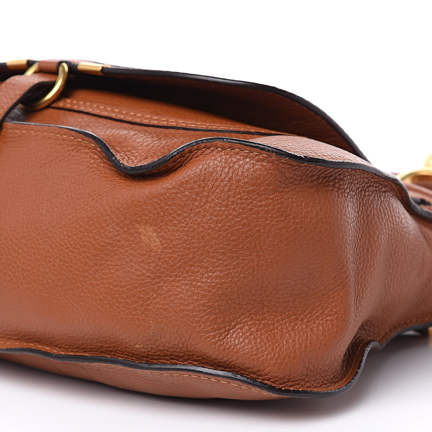 Chloe Calfskin Medium Marcie Satchel Tan 9 of 15