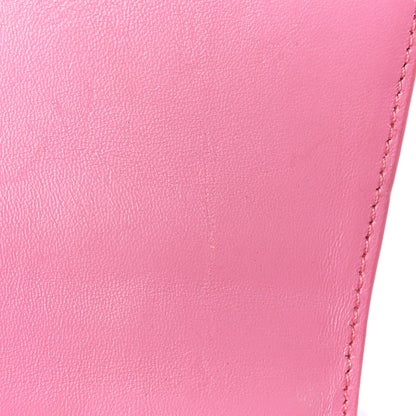Balenciaga Calfskin Crocodile Embossed Degrade Small Hourglass Top Handle Bag Sweet Pink 12 of 15