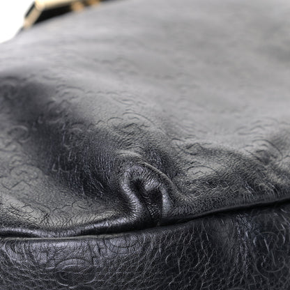 Gucci Guccissima Large New Ladies Web Hobo Black 9 of 10