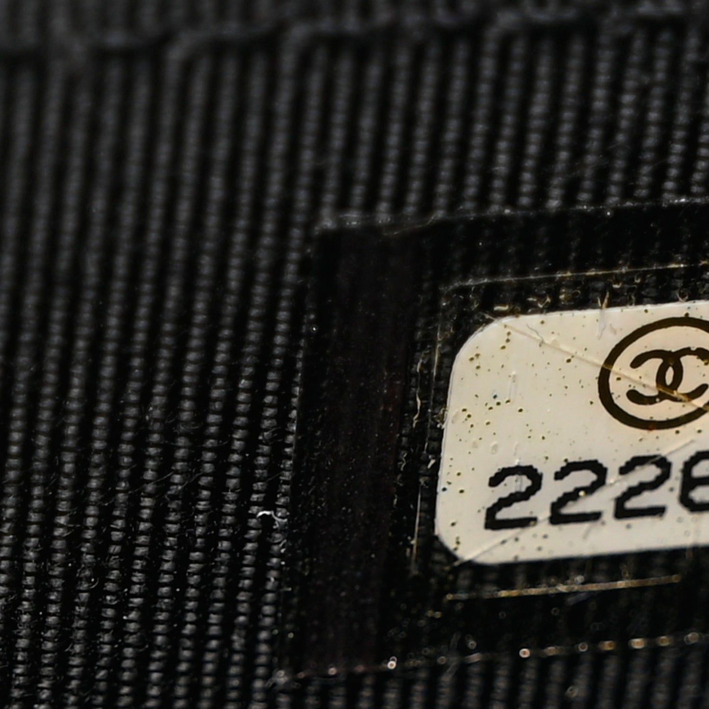 Aged Calfskin Quilted Reissue Flap Card Holder Black