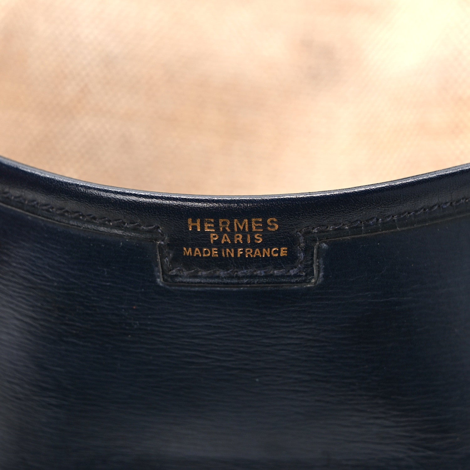 Hermes Box Jige PM Clutch Bleu Marine 6 of 8