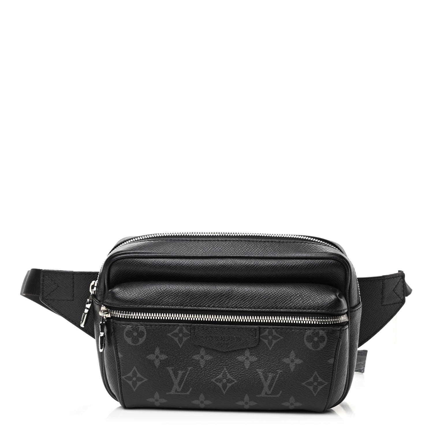 Louis Vuitton Taiga Monogram Eclipse Outdoor Bum Bag Black 1 of 10