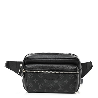 Louis Vuitton Taiga Monogram Eclipse Outdoor Bum Bag Black 1 of 10
