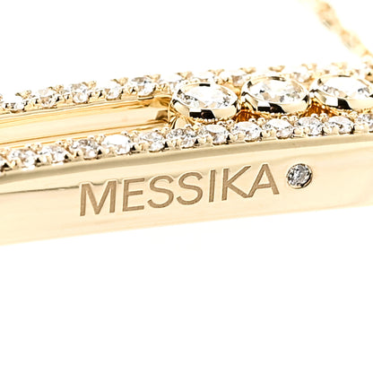 Messika 18K Yellow Gold Diamond Baby Move Classic Pave Necklace 6 of 8